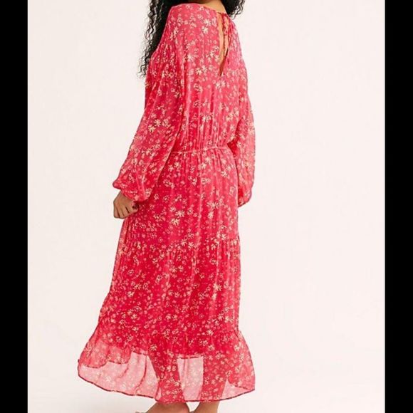 NWT Free People Wallflower Midi Dress - Picture 2 of 6